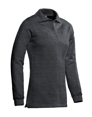 Polosweater Rick Ladies Dark Grey  XS  t/m  XXL 