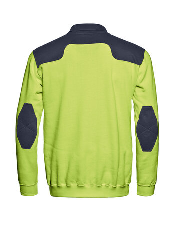 Sweater Tesla  Lime / Real Navy  S  t/m 5XL 