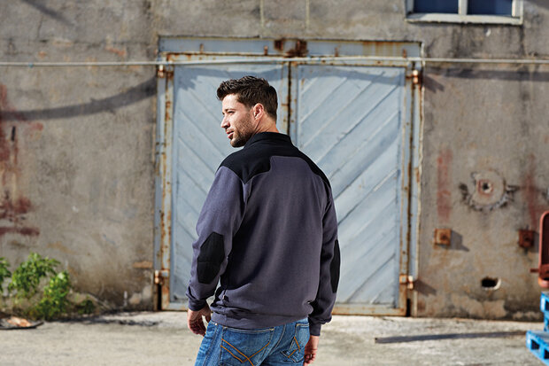 Sweater Tesla  Lime / Real Navy  S  t/m 5XL 