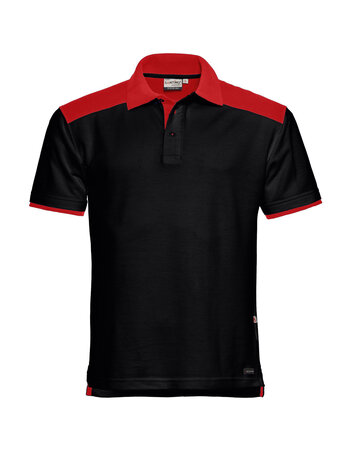 Poloshirt Tivoli Black / Red  XS t/m 5XL 