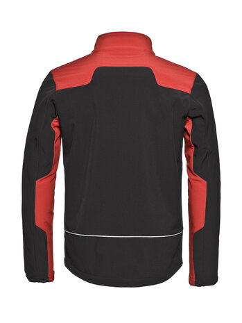 Softshell Jacket Tour Black/Red   S  t/m  5XL (Maat 3XL leverbaar vanaf 22-05-2025)