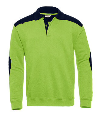 Sweater Tesla  Lime / Real Navy  S  t/m 5XL 