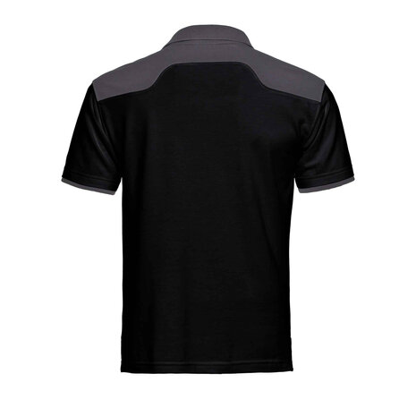 Poloshirt Tivoli Black / Graphite   XS t/m  5XL 