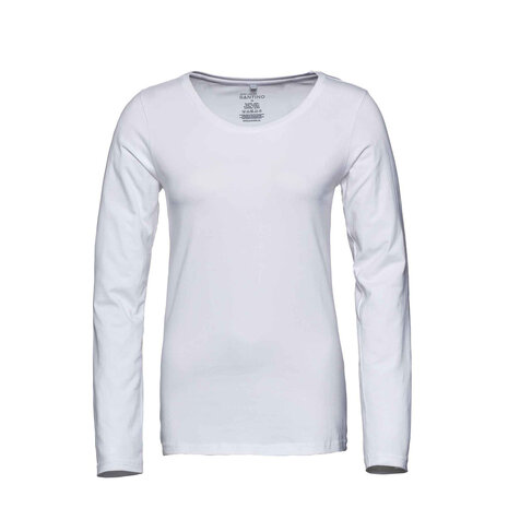 T-shirt Juna Long Sleeve White  XS t/m XXL 