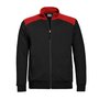 Sweatvest Toronto   Black / Red S t/m 5XL 