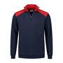 Zipsweater Tokyo Real Navy / Red  S  t/m  5XL 