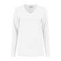 T-shirt Ledburg Ladies Long sleeve White XS t/m 6XL 