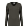 T-shirt Ledburg Ladies Long sleeve Charcoal XS t/m 6XL 
