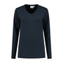 T-shirt Ledburg Ladies Long sleeve Dark Navy XS t/m 6XL 