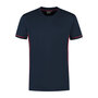 T-shirt Cal Real Navy/Red S t/m 5XL (Maat 4XL en 5XL leverbaar medio mei)