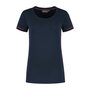 T-shirt Cal Ladies Real Navy/Red XS t/m XXL (Maat XS en XXL leverbaar medio mei)