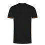T-shirt Cal+ Black/Orange S t/m 3XL (Leverbaar medio mei)