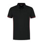 Poloshirt Carsen Black/Red S t/m 5XL (Maat 4XL en 5XL leverbaar medio mei)