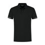 Poloshirt Carsen Black/Sport Grey S t/m 5XL (Maat 4XL en 5XL leverbaar medio mei)