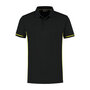 Poloshirt Carsen Black/Yellow S t/m 5XL (Maat 4XL en 5XL leverbaar medio mei)