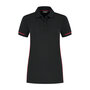 Poloshirt Carsen Ladies Black/Red XS t/m XXL (Maat XS en XXL leverbaar medio mei)