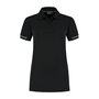Poloshirt Carsen Ladies Black/Sport Grey XS t/m XXL (Maat XS en XXL leverbaar medio mei)
