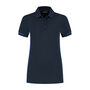 Poloshirt Carsen Ladies Real Navy/Royal Blue XS t/m XXL (Maat XS en XXL leverbaar medio mei)