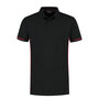 Poloshirt Carsen+ Black/Red S t/m 3XL (Leverbaar medio mei)