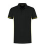 Poloshirt Carsen+ Black/Yellow S t/m 3XL (Leverbaar medio mei)