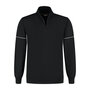 Zipsweater Collin Black/Sport Grey S t/m 5XL (Maat 4XL en 5XL leverbaar medio mei)
