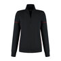 Sweatvest Colt Ladies Black/Red XS t/m XXL (Maat XS en XXL leverbaar medio juni)