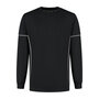 Sweater Chris Black/Sport Grey S t/m 5XL (Maat 4XL en 5XL leverbaar medio mei)