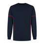 Sweater Chris Real Navy/Red S t/m 5XL (Maat 4XL en 5XL leverbaar medio mei)