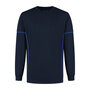 Sweater Chris Real Navy/Royal Blue S t/m 5XL (Maat 4XL en 5XL leverbaar medio mei)