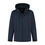 Softshell Jacket Curtis Real Navy/Red S t/m 5XL (Maat 4XL en 5XL leverbaar medio mei)