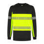 Sweater Hudson Black/Fluor Yellow S t/m 5XL