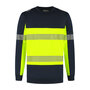 Sweater Hudson Real Navy/Fluor Yellow S t/m 5XL