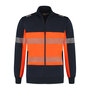 Sweatvest Hugo Real Navy/Fluor Orange S t/m 5XL