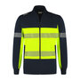 Sweatvest Hugo Real Navy/Fluor Yellow S t/m 5XL
