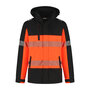 Softsthell Jacket Hinto Black/Fluor Orange S t/m 5XL