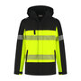 Softsthell Jacket Hinto Black/Fluor Yellow S t/m 5XL