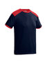 T-Shirt Ti&euml;sto Real Navy / Red  S t/m 5XL (Maat L en 5XL leverbaar vanaf 10-05-2025)