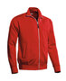 Full zip Sweatjack Onno Red  S  t/m  3XL (Maat M en L niet leverbaar)