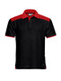 Poloshirt Tivoli Black / Red  XS t/m 5XL (Maat 5XL leverbaar vanaf 10-05-2024)