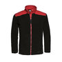 Fleecevest Trento  Black/Red  S  t/m  5XL
