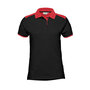 Poloshirt Tivoli Ladies Black / Red  XS t/m  XXL 