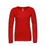 T-shirt Juna Long Sleeve Red XS t/m XXL 