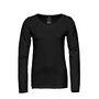T-shirt Juna Long Sleeve Black XS t/m XXL (Maat XS t/m L niet meer leverbaar) (Let op: uitlopend!)