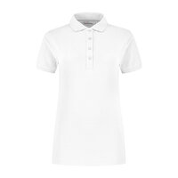 Poloshirt Max Ladies White XS  t/m  XXL   Nieuw! 