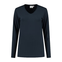 T-shirt Ledburg Ladies Long sleeve Dark Navy XS t/m 6XL 