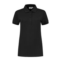 Poloshirt Leeds Ladies Black XS t/m 6XL (Maat XS leverbaar medio februari 2026)