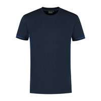 T-shirt Cal Real Navy/Royal Blue S t/m 5XL 