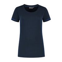 T-shirt Cal Ladies Real Navy/Royal Blue XS t/m XXL 