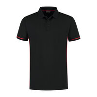 Poloshirt Carsen Black/Red S t/m 5XL 