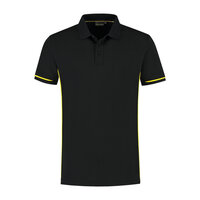 Poloshirt Carsen Black/Yellow S t/m 5XL 